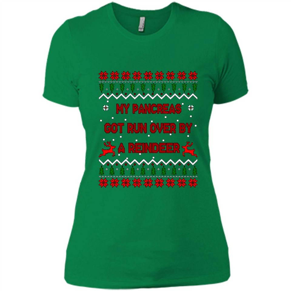 My Pancreas Got Run Over By A Reindeer Diabetes Christmas sweater PINGPONG