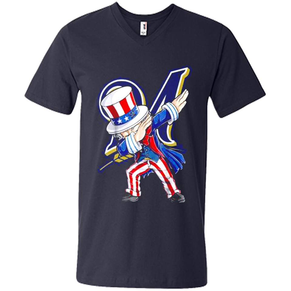 MLB MILWAUKEE BREWERS UNCLE SAM DABBING INDEPENDENCE DAY