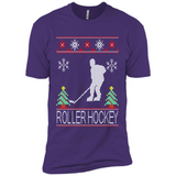 roller hockey Christmas ugly