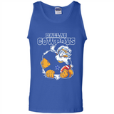 Grumpy Santa Claus Dallas Cowboys Football Team PINGPONG