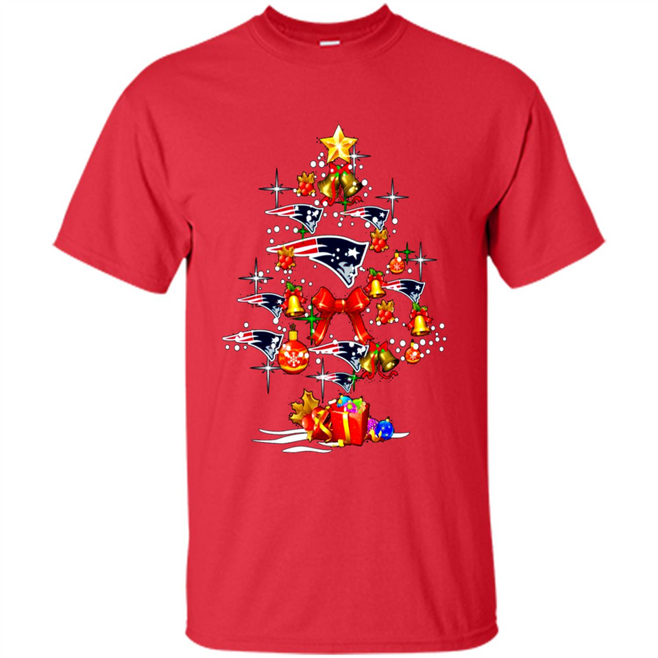 New England Patriots Christmas Tree sweater PINGPONG