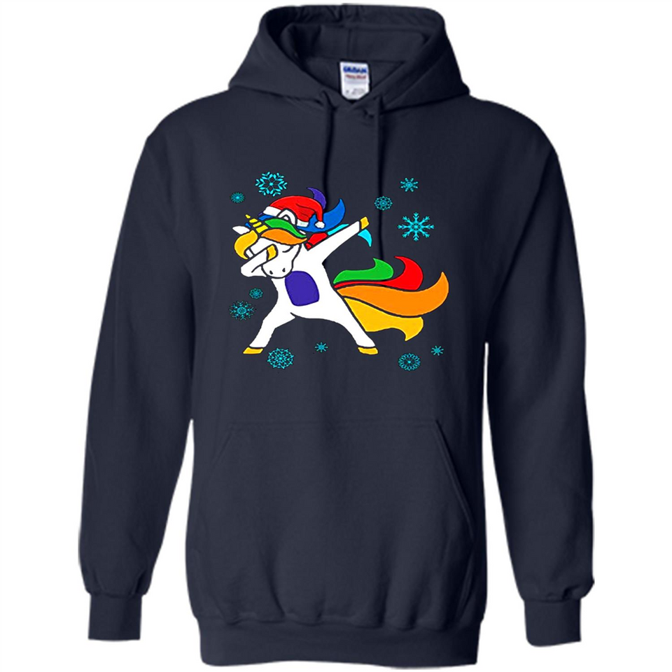 Christmas Dabbing Unicorn - Hoodie