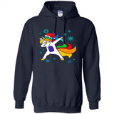 Christmas Dabbing Unicorn - Hoodie