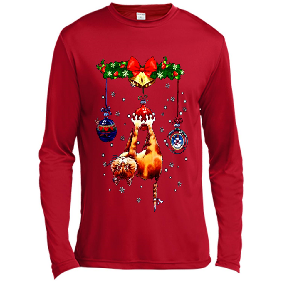 Merry Christmas Funny Cat Christmas sweater, sweater PINGPONG
