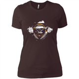 Buffalo Sabres And Superman Fans - Ladies' Boyfriend T-Shirt