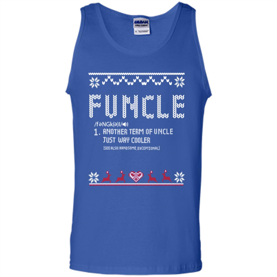 Mens Christmas Funcle Definition - Tank Top