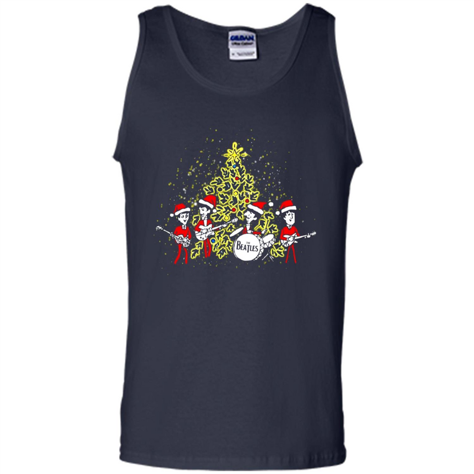 The Beatles chibi Christmas - Tank Top