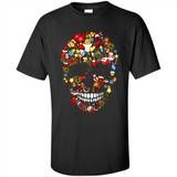 Skull Christmas Decorations Merry Xmas T-Shirt - Shirt