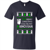 Merry Christmas You Filthy Whovian ugly sweater PINGPONG