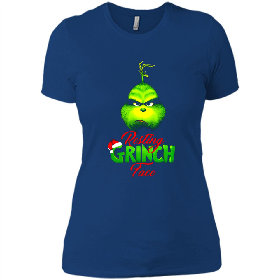 Resting Grinch Face Shirt PINGPONG - Ladies' Boyfriend T-Shirt