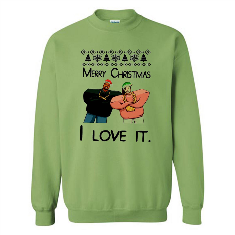 Drake Merry Christmas I love it sweatshirt PINGPONG - Sweatshirt