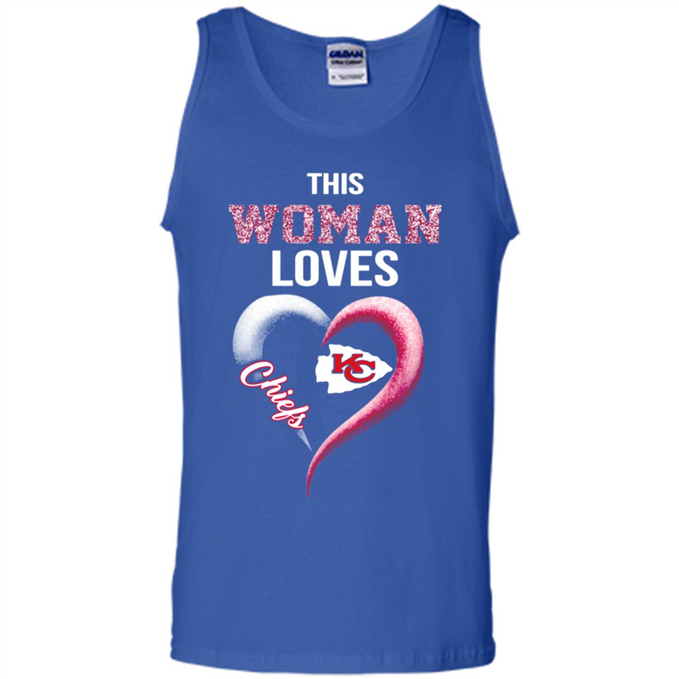 This Woman love Chiefs NFL football team - Tank Top