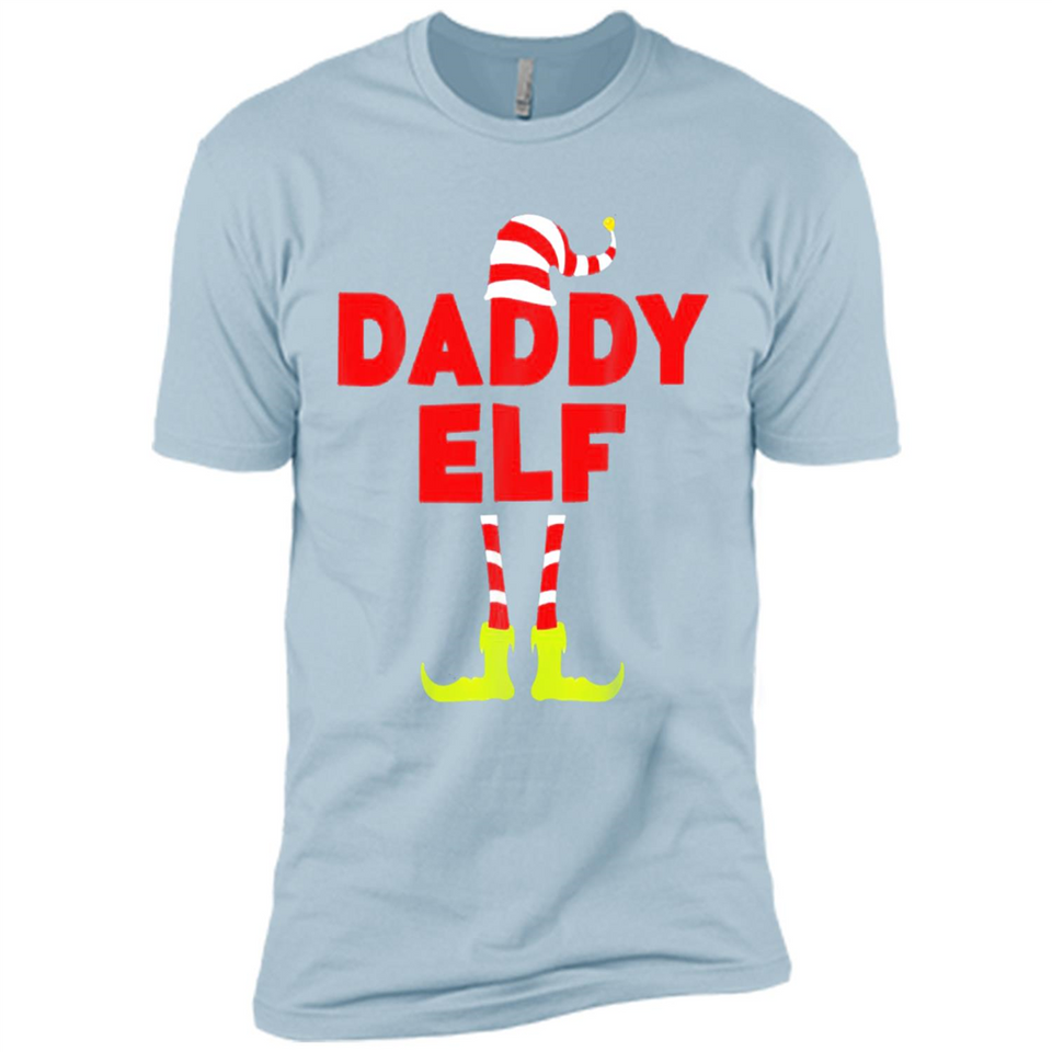 Mens Daddy Elf T-Shirt Funny Matching Christmas Costume - Premium Short Sleeve T-Shirt