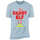 Mens Daddy Elf T-Shirt Funny Matching Christmas Costume - Premium Short Sleeve T-Shirt