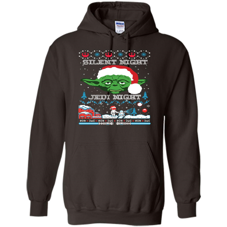 YODA SILENT NIGHT JEDI NIGHT CHRISTMAS UGLY SWEATER