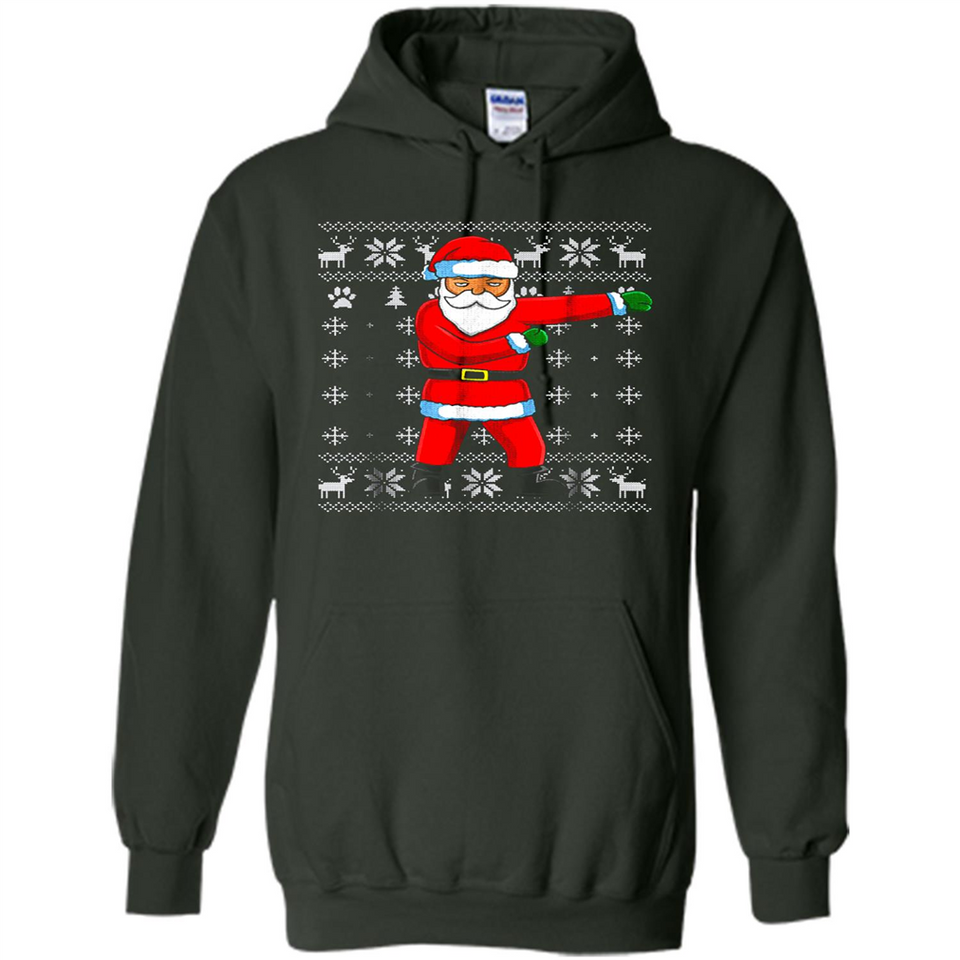 Flossing Santa Christmas Ugly Sweater Style Pajama Xmas Gift - Hoodie