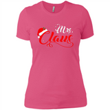Mrs. Claus Santa Claus Merry Xmas T-Shirt - Ladies' Boyfriend T-Shirt