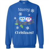 Cute Christmas Shirt Merry Christmas Snowflakes Owls Nest
