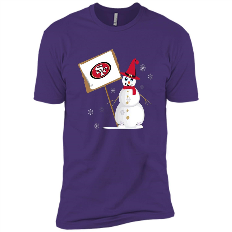 San Francisco 49ers Snowman Funny
