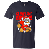 Grumpy Santa Claus Cleveland Browns Football Team PINGPONG
