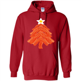 Bacon & Eggs Over Easy Fried Food Breakfast Xmas Tree Foodie - Hoodie