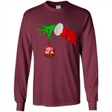 GRINCH HAND HOLDING CHRISTMAS ORNAMENT - DON'T BE A GRINCH PINGPONG