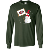 San Francisco 49ers Snowman Funny