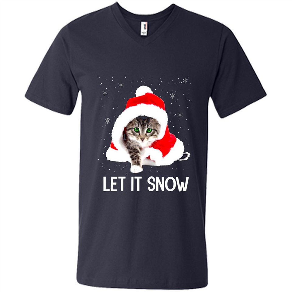 Let It Snow Cat Christmas sweater PINGPONG