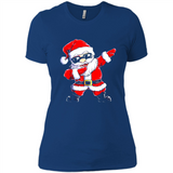 Christmas shirt Dabbing Santa Claus Xmas Gift - Ladies' Boyfriend T-Shirt