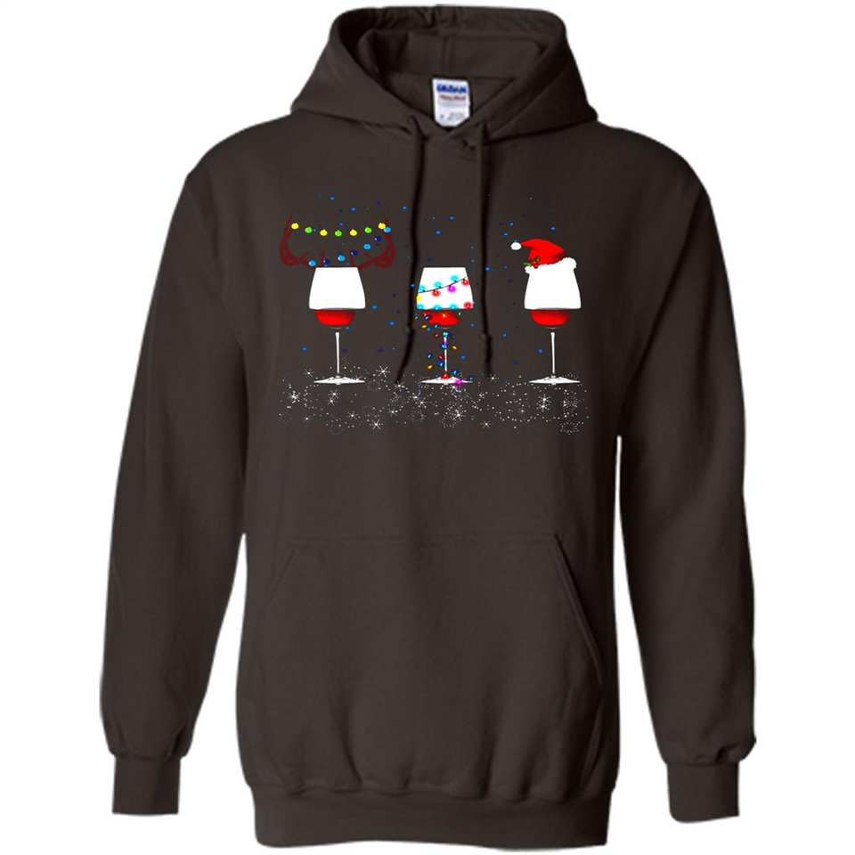 Christmas Red Wine Funny Merry Xmas Sweatshirt - Hoodie