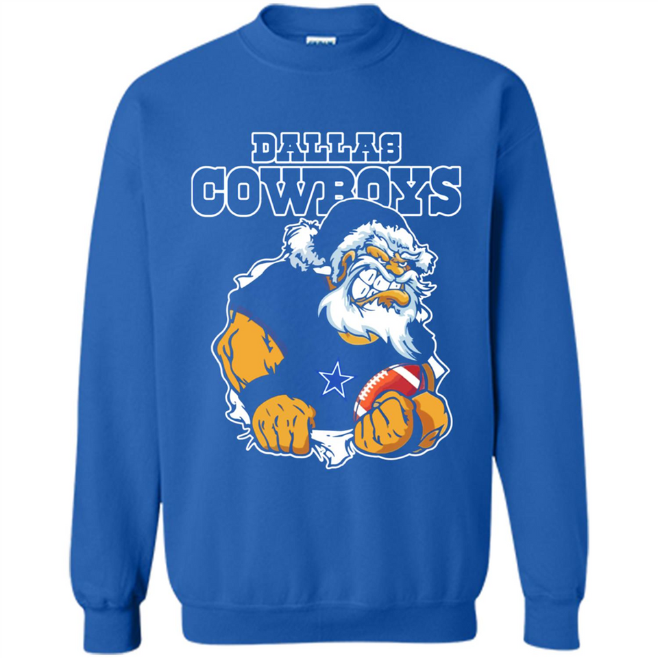 Grumpy Santa Claus Dallas Cowboys Football Team PINGPONG
