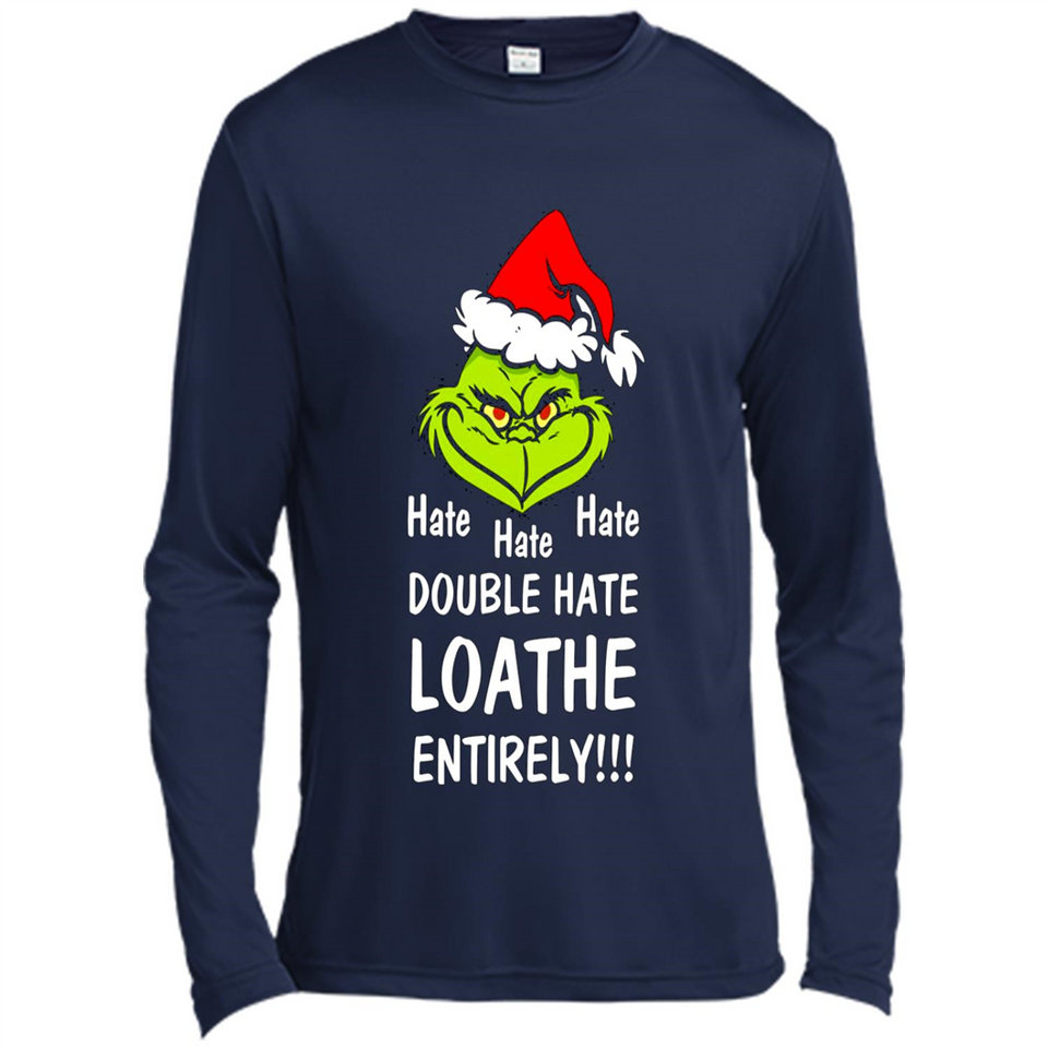 Mr Grinch hate hate hate double hate loathe entirely sweater PINGPONG