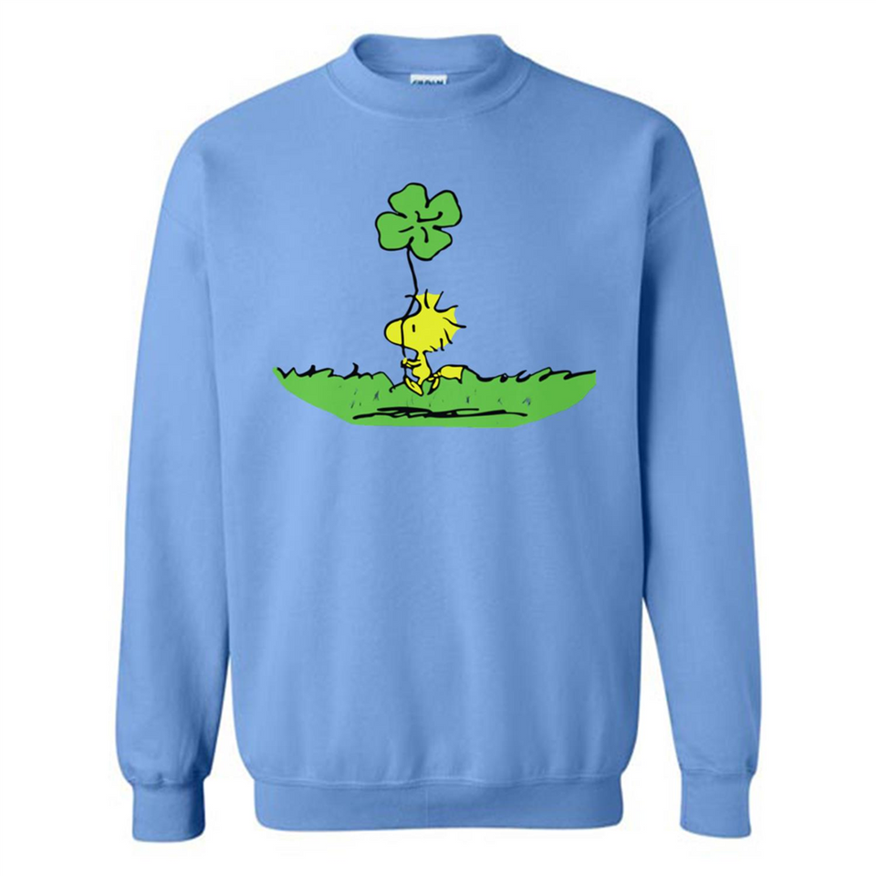 Snoopy Woodstock Shamrock - Sweatshirt
