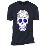 St. Louis Blues Hockey Sugar Skull Day of the Dead
