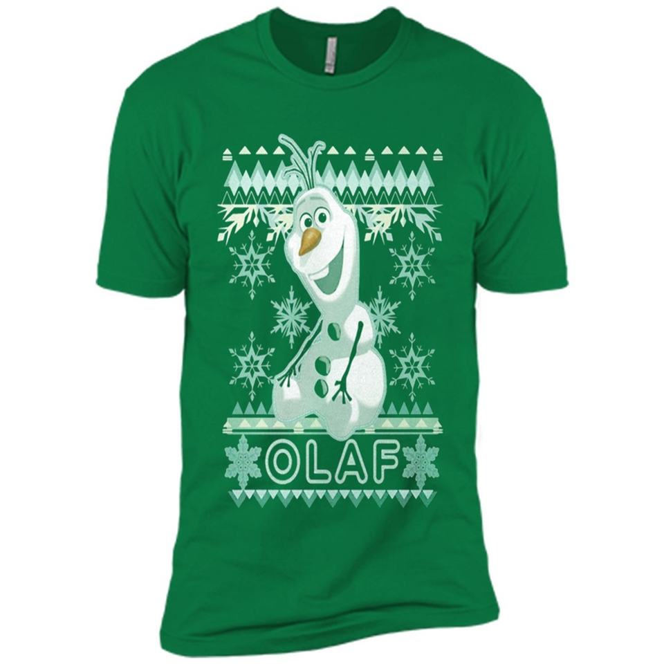 Olaf frozen ugly christmas sweater - Premium Short Sleeve T-Shirt