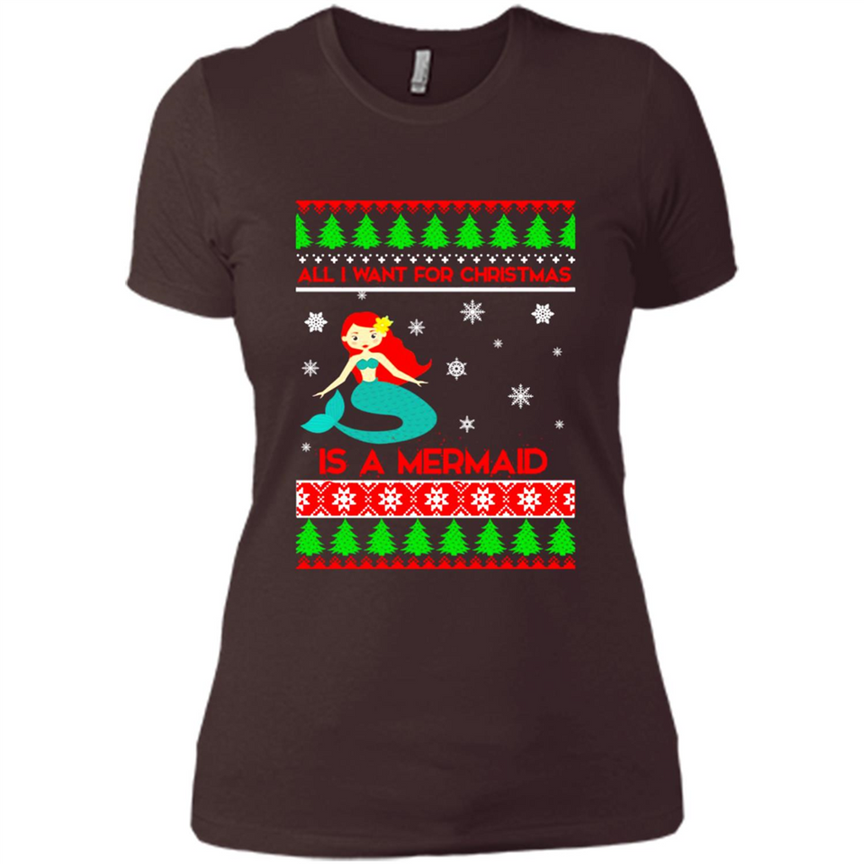 All I Want For Christmas Is A Mermaid ugly PINGPONG