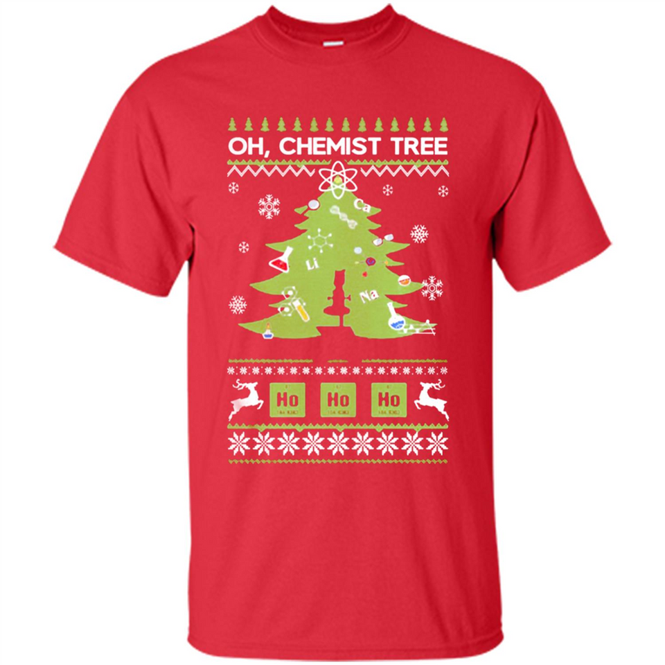 Oh Chemist Tree Ugly Christmas Sweater - Shirt