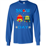 Snow Day Shirt For Cleveland Browns Vs Minion Fans pingpong