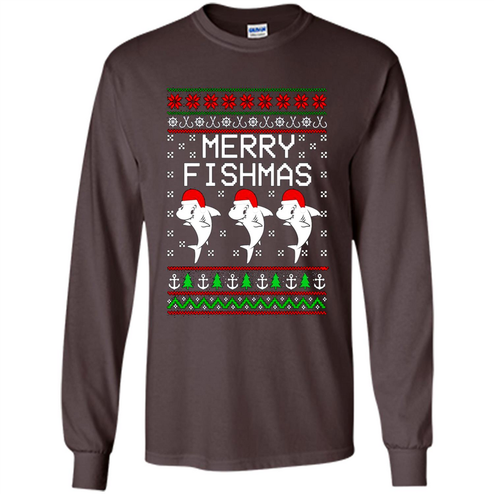 Merry Fishmas Christmas sweatshirt PINGPONG