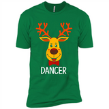 Dancer Santa Claus Funny Xmas Holiday T-Shirt - Premium Short Sleeve T-Shirt