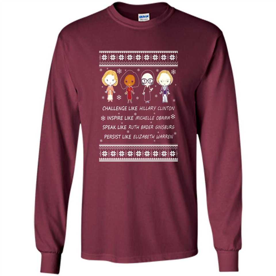 Nasty Women Michelle Hillary Warren Bader Christmas PINGPONG