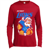Grumpy Santa Claus Detroit Lions Football Team PINGPONG