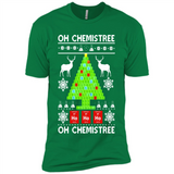 Oh Chemistree, Oh Chemistree Christmas Ugly Sweater - Premium Short Sleeve T-Shirt
