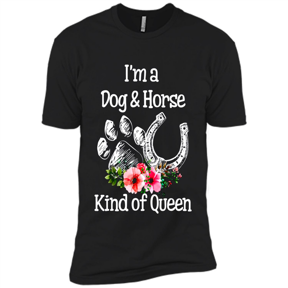 I'm A Dog & Horse Shirt Animal Lover Gift
