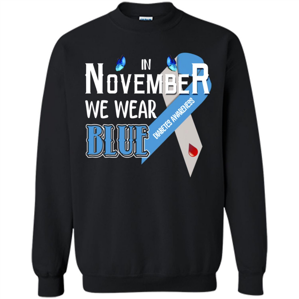 November We Wear Blue Diabetes Awareness