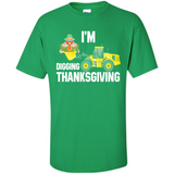I'm Digging Thanksgiving Cute Turkey Tractor