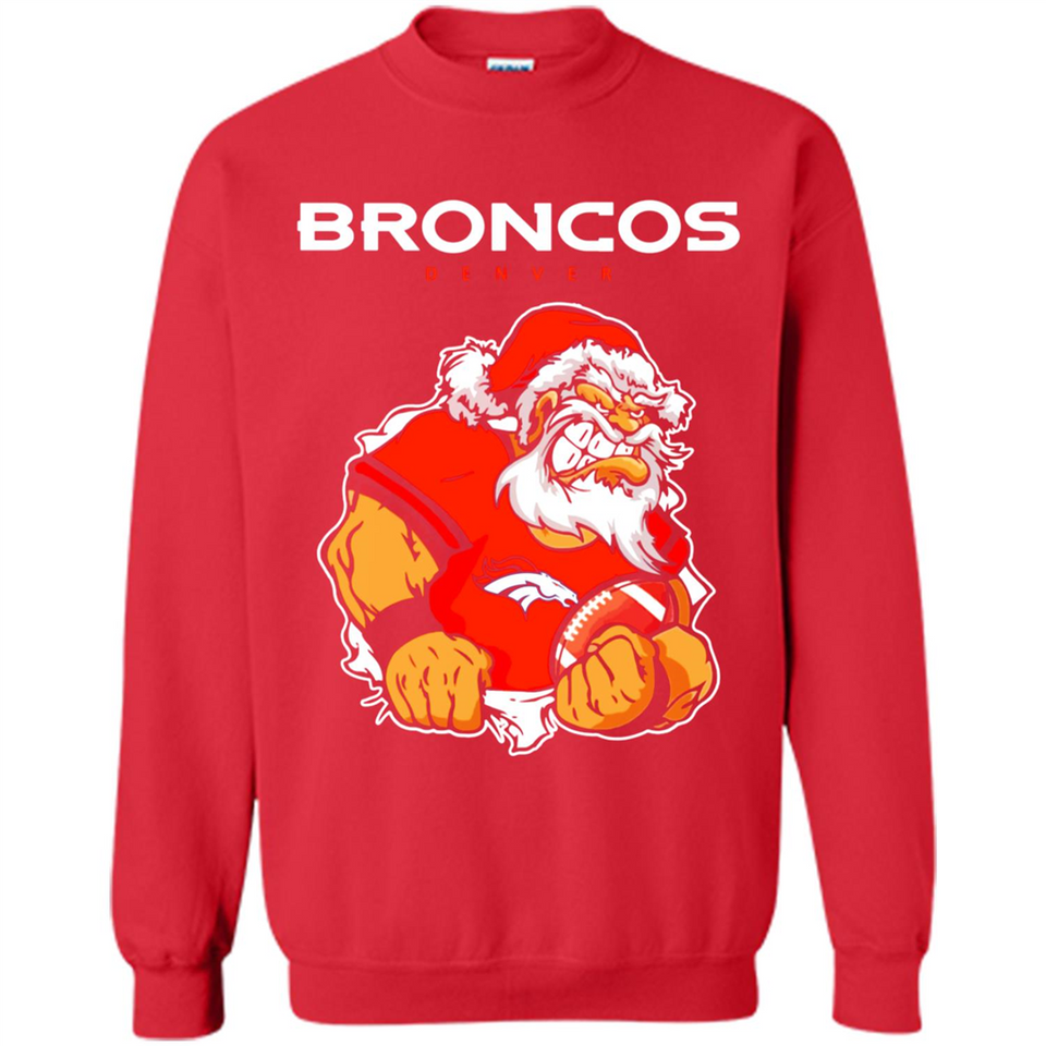 Grumpy Santa Claus Broncos Denver Football Team PINGPONG