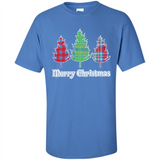 Plaid Christmas Tree Shirt Merry Christmas Plaid is Rad