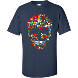 Skull Christmas Decorations Merry Xmas T-Shirt - Shirt