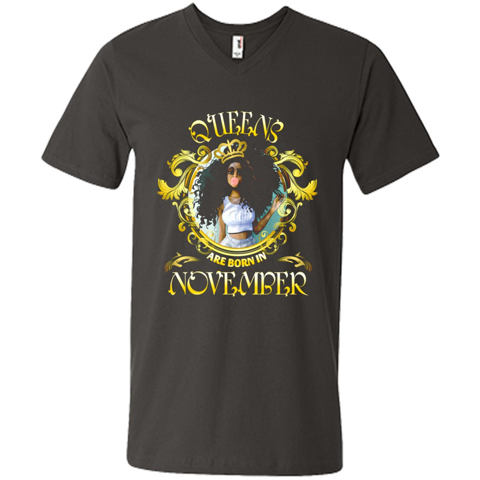 Queens Are Born In November Gold Girl